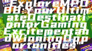 "Explore MPO88: Your Ultimate Destination for Gaming Excitement and Winning Opportunities"
